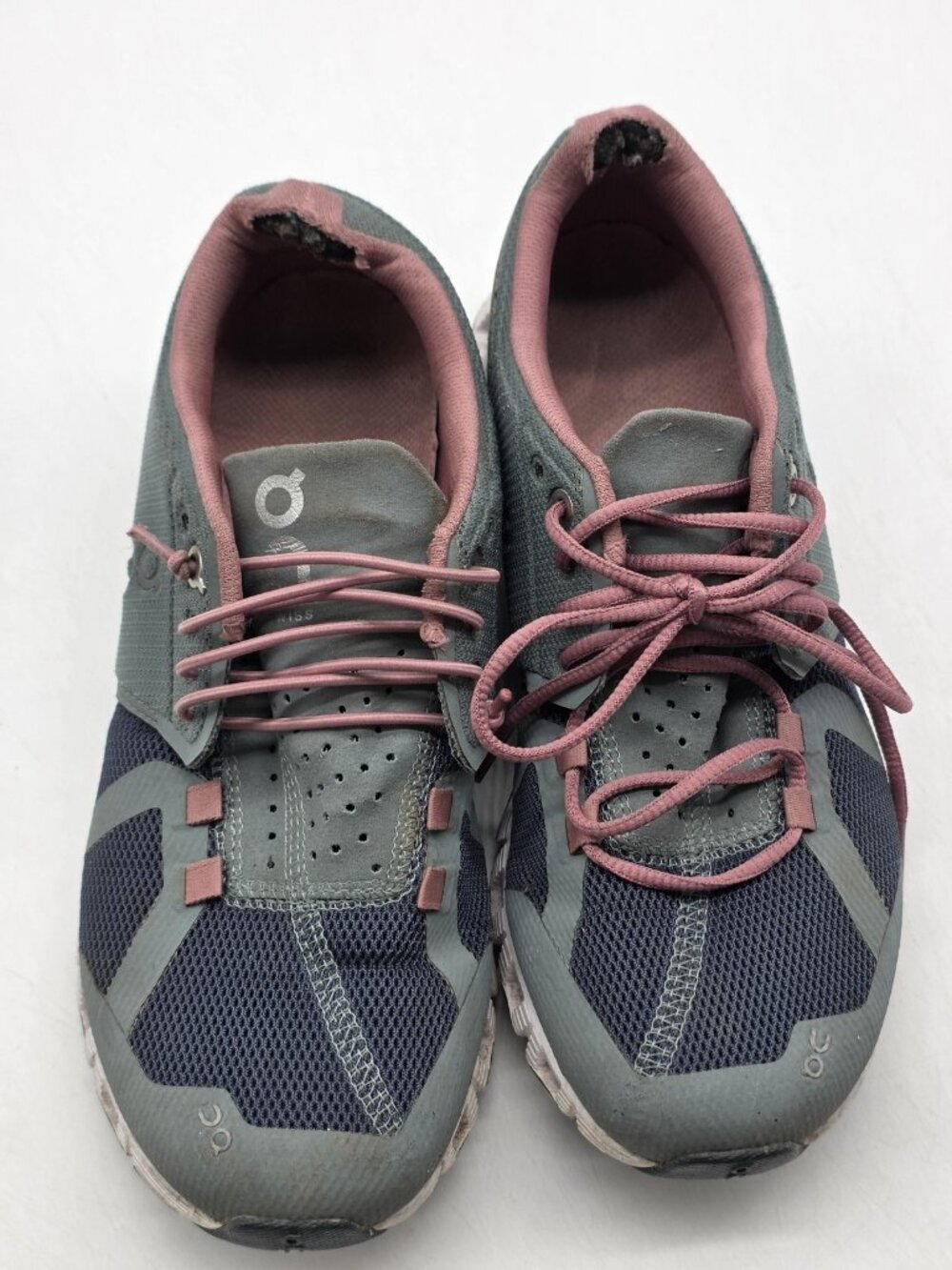 On Cloud Shoes Womens Size 6 Multicolor Mesh CloudTec Running Sneakers Damaged - Picture 3 of 12